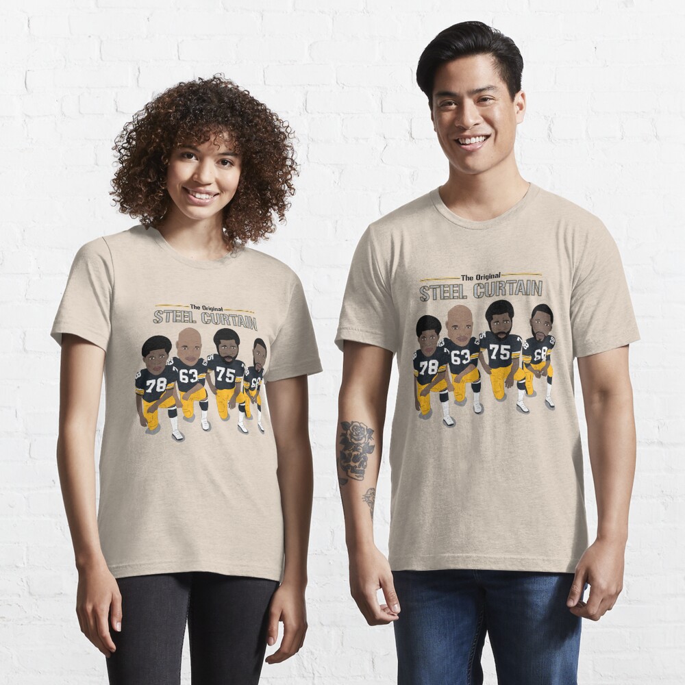 Honor the Pittsburgh Steelers 'Steel Curtain' with the latest BTSC t-shirt  design - Behind the Steel Curtain