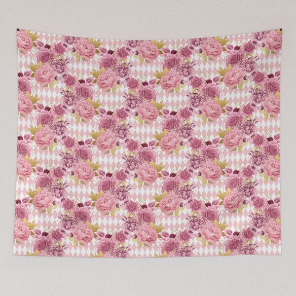 Item preview, Pink and gold floral digital graphic designed and sold by Openspace2020.
