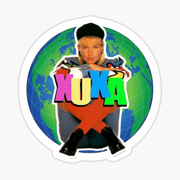 Vista previa del artículo con la obra «Hola mundo, tributo retro de los años 90 a Xuxa», diseñado y vendido por 90snerd.