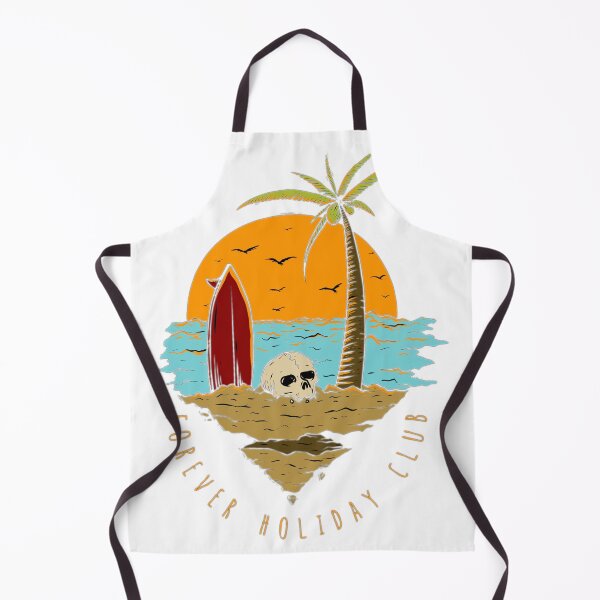 Item preview, Skull And Surf Board In The Beach designed and sold by redaaid.