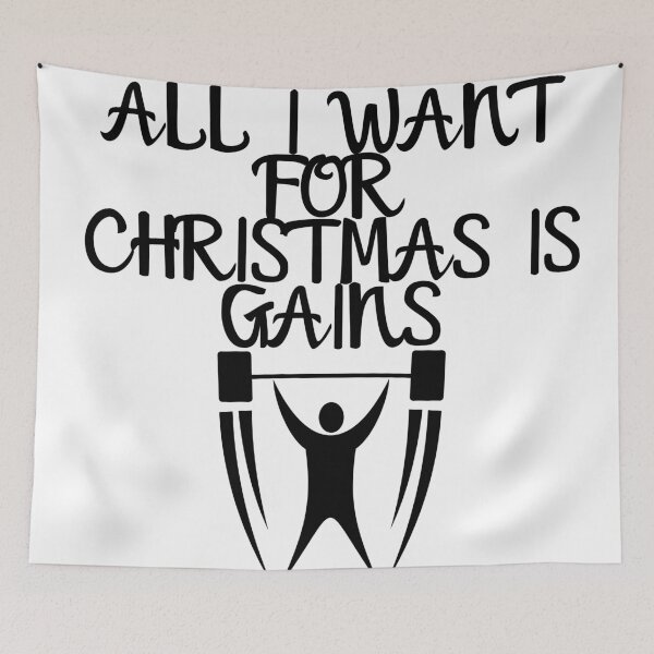 Item preview, All I Want For Christmas Is Gains designed and sold by Gmaish.