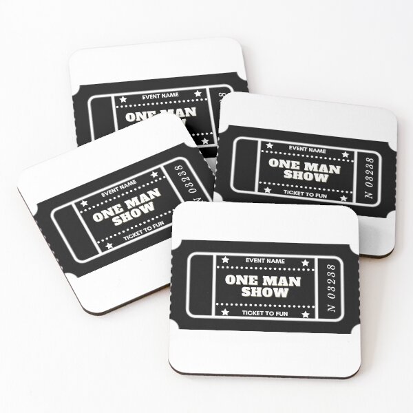 Item preview, ONE MAN SHOW ticket designed and sold by Bonicrazypeople.