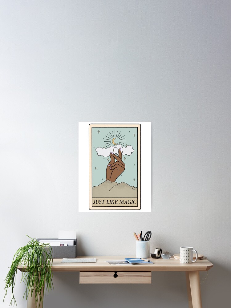 Just Like Magic ariana tarot card - shade 3" Poster for Sale by  signedbykaty | Redbubble