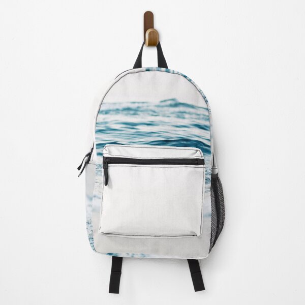 Item preview, Calming Blue Ocean Shore Waves Below the Horizon designed and sold by 30-Merch.