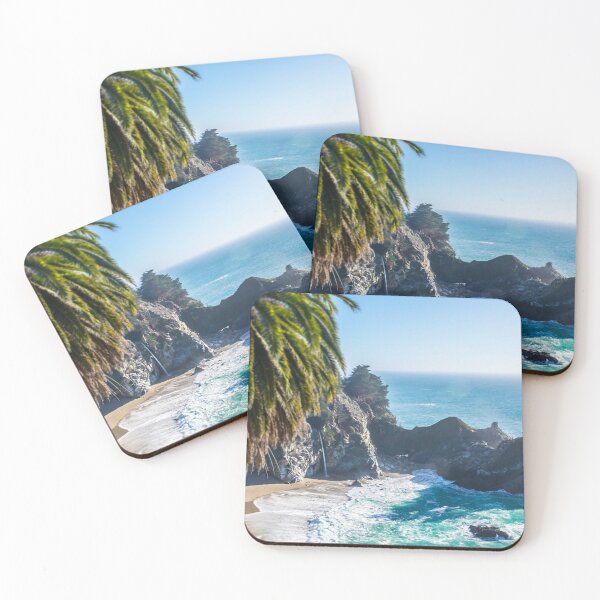 Item preview, Palm Tree By the Side of Blue and Rocky Ocean Shore designed and sold by 30-Merch.