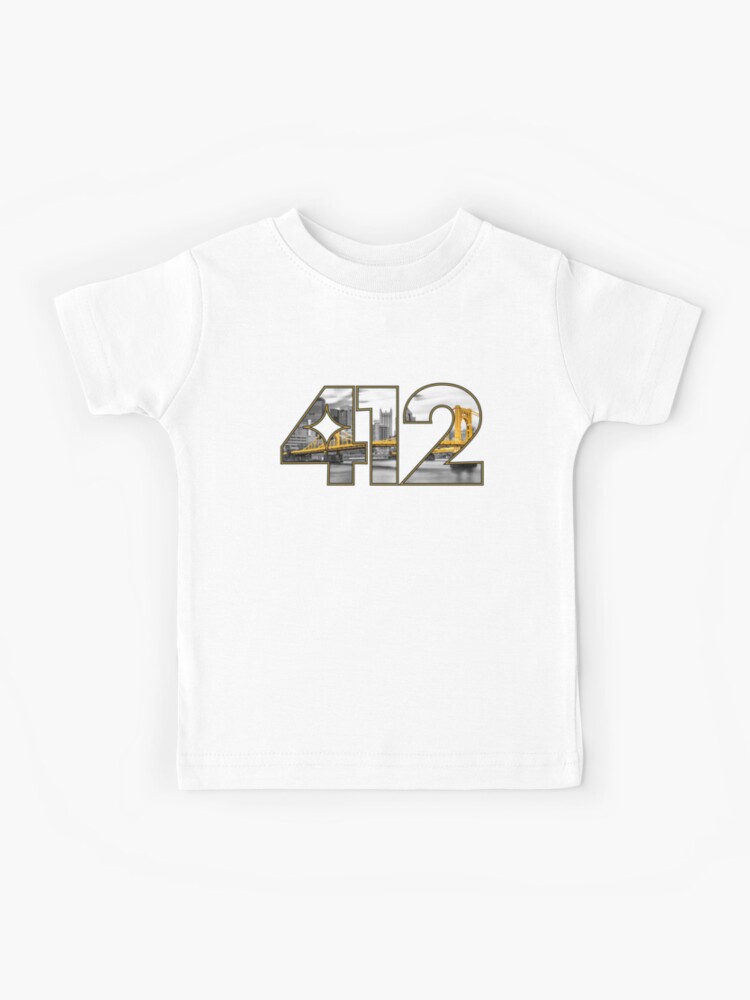 Pollia Design 412 Pittsburgh Map T-Shirt