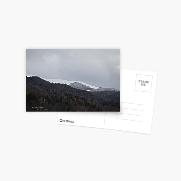Bieszczada Mountains . Feb.03.2016. Postcard