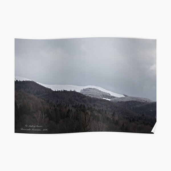Bieszczada Mountains . Feb.03.2016. Poster