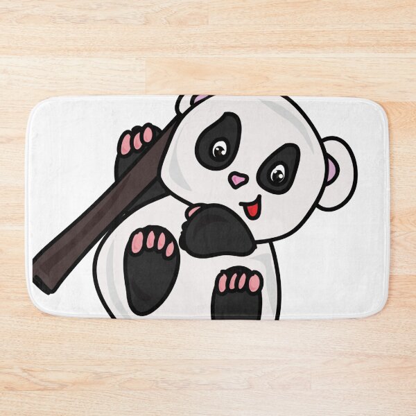 Item preview, Cute panda baby hanging on a branch designed and sold by Rajzone.