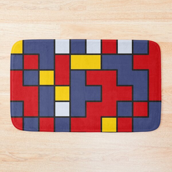Artikelvorschau, Abstract multicolor pattern in black, blue, red, white and yellow entworfen und verkauft von acidmit.