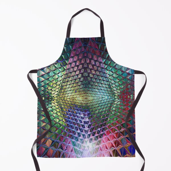 Item preview, Bright Crystal Pyramid Psychedelic Print designed and sold by Punderstandable.
