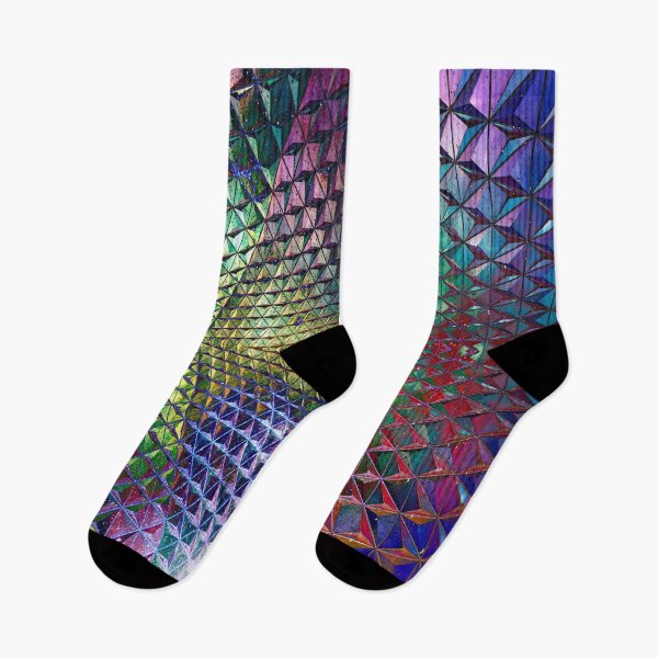 Item preview, Bright Crystal Pyramid Psychedelic Print designed and sold by Punderstandable.