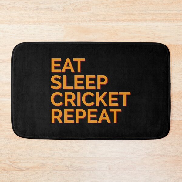 Item preview, Eat Sleep Cricket Repeat Sports Athlete Cricketer designed and sold by Sour Soul.