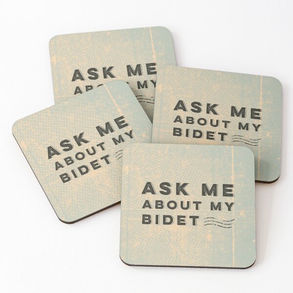 Item preview, Funny Potty Humor “Ask Me About My Bidet” designed and sold by gobbieshoppe.