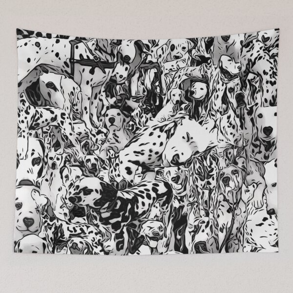 Item preview, Dalmation Collage B&W designed and sold by LisaMPierce1990.