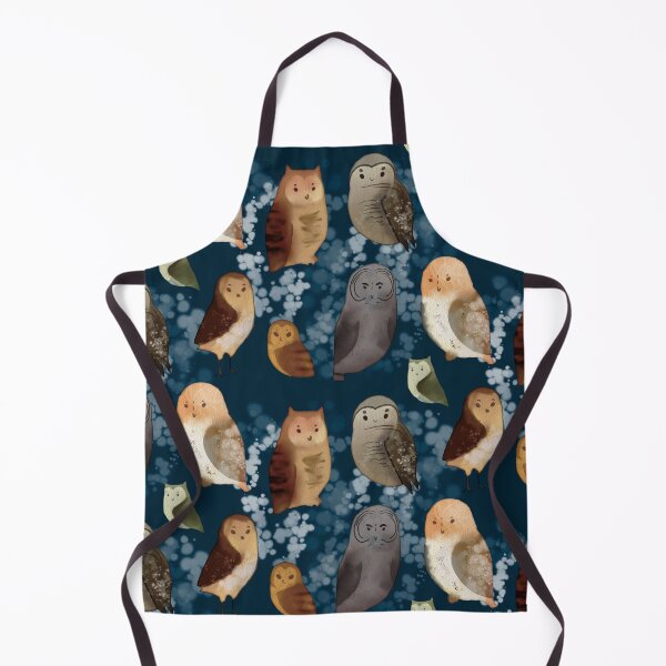 Item preview, Watercolor Night Brown Owls designed and sold by TheRainbowRoom.