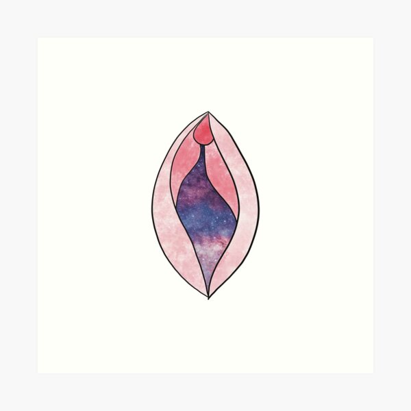 galaxy vulva Art Print for Sale by berlinsisters