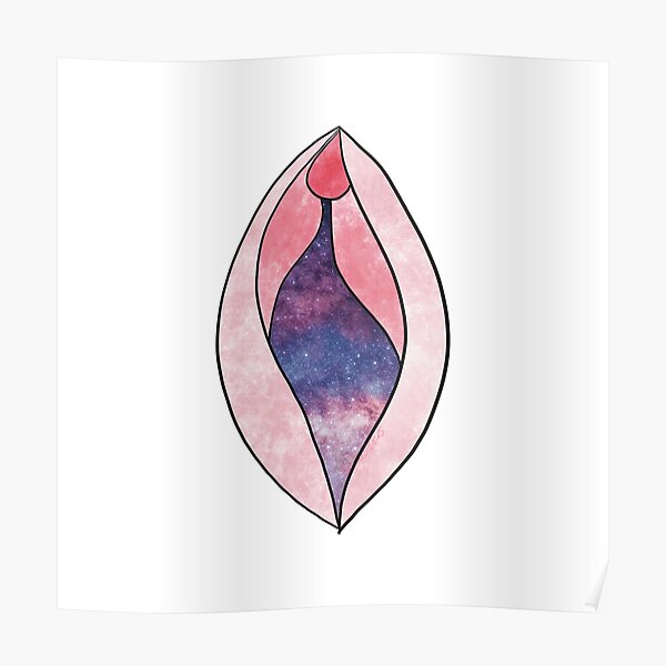 Galaxie Vulva Poster