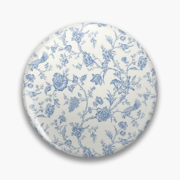 Item preview, Blue Bird Toile designed and sold by Kristina  Sale.