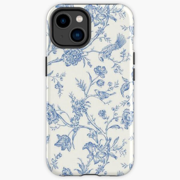 Blue Bird Toile iPhone Tough Case