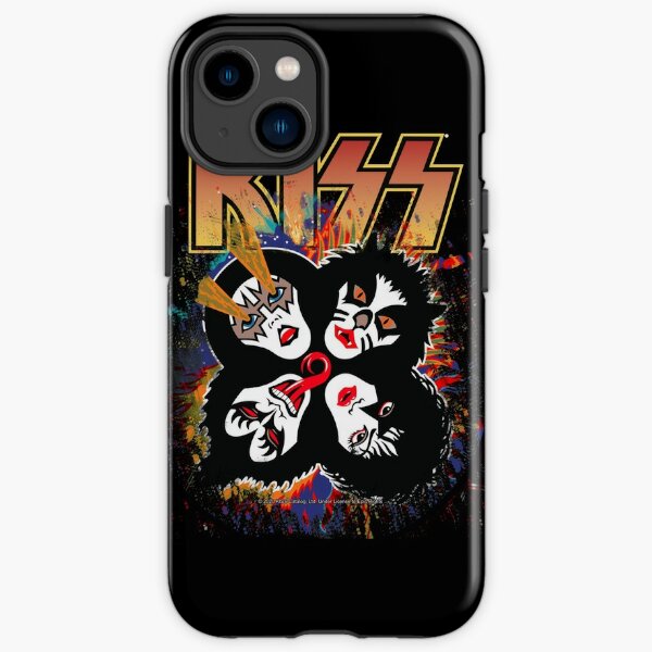 KISS ® the Band - Rock and Roll Over Splash Logo iPhone Tough Case