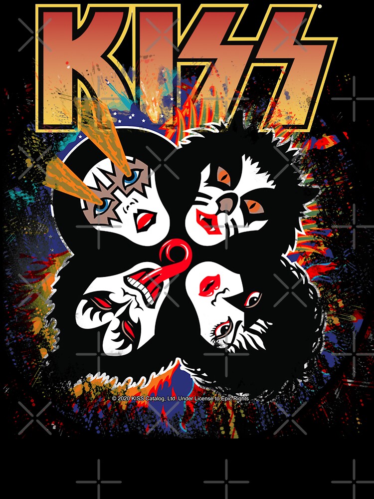KISS ® the Band - Rock and Roll Over Splash Logo