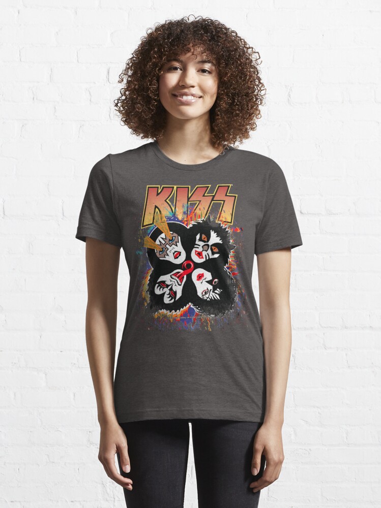Disover KISS ® the Band - Rock and Roll Over Splash Logo | Essential T-Shirt 