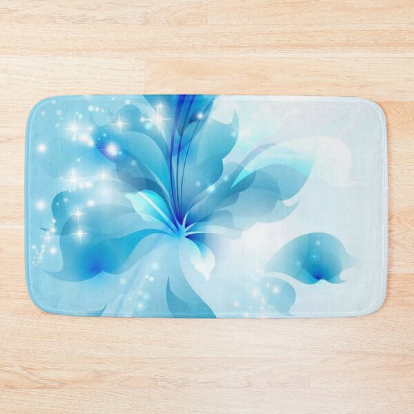 Item preview, Neon Blue Flower & Butterfly designed and sold by ReesDesigns.