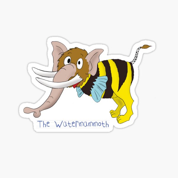 The water mammoth Sticker