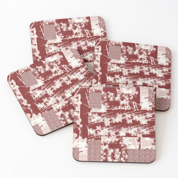 Item preview, Collage arty bordeaux Colorama designed and sold by Joie-et-Poesie.
