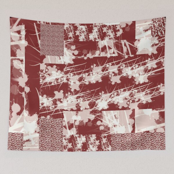 Item preview, Collage arty bordeaux Colorama designed and sold by Joie-et-Poesie.