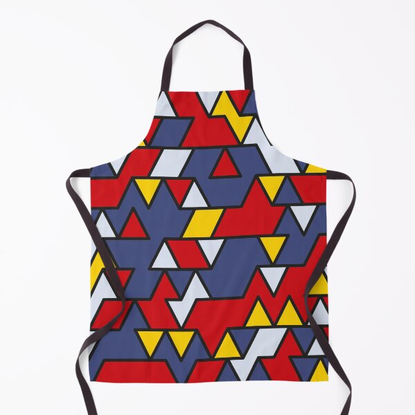 Artikelvorschau, Abstract geometric pattern with red, yellow, blue and white triangles entworfen und verkauft von acidmit.