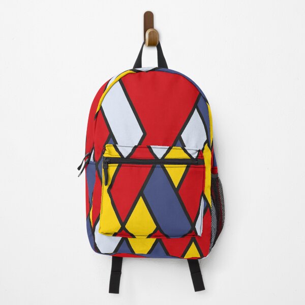 Artikelvorschau, Abstract geometric pattern with red, yellow, blue and white rhombuses entworfen und verkauft von acidmit.