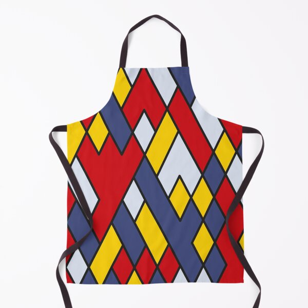 Artikelvorschau, Abstract geometric pattern with red, yellow, blue and white rhombuses entworfen und verkauft von acidmit.