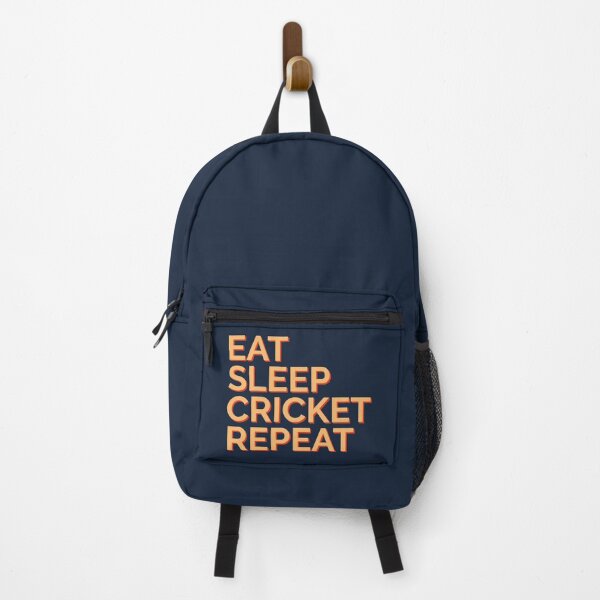 Item preview, Eat Sleep Cricket Repeat Sports Athlete Retro designed and sold by Sour Soul.