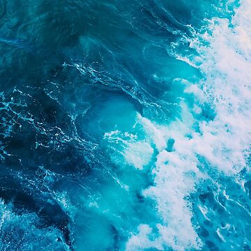 Artwork thumbnail, Blue Ocean Waves by Butterfly-Dream