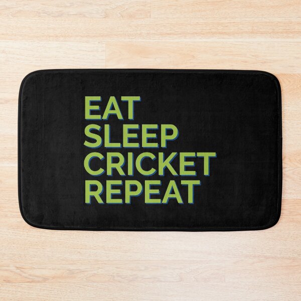 Item preview, Eat Sleep Cricket Repeat Sports Athlete Vintage designed and sold by Sour Soul.