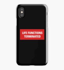 2001 A Space Odyssey - HAL 9000 Life Functions Terminated Error iPhone Case