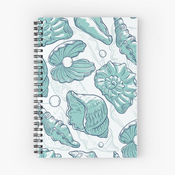 Item preview, Seamless pattern sea shells and pearls designed and sold by Brendsy.