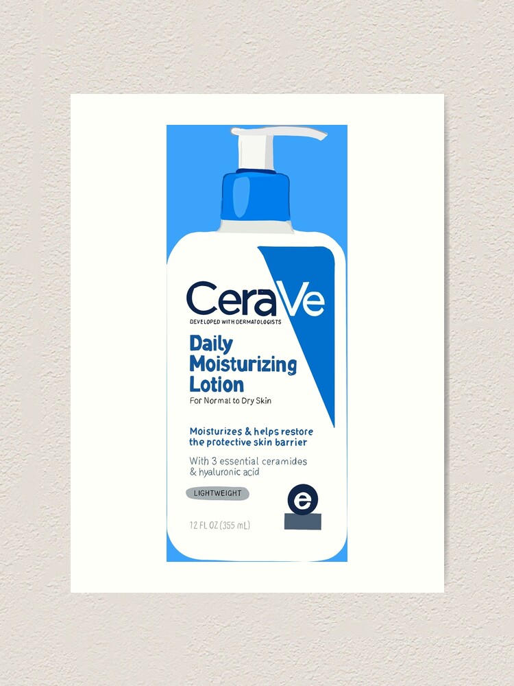 "Cerave Digital illustration" Art Print by Zaramcintosh Redbubble