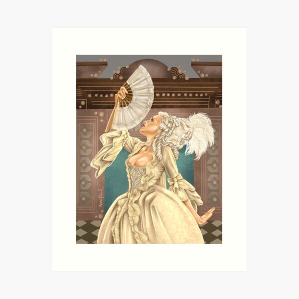Our Lady a'la Antoinette Art Print