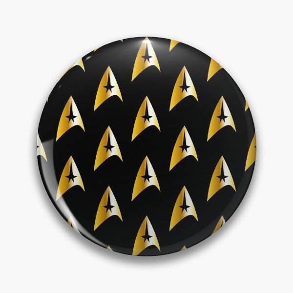 Item preview, SciFi TV Show Gold on Black Insignia Pattern designed and sold by orionlodubyal.