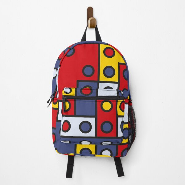 Artikelvorschau, Multicolor pattern with circles in blue, red, yellow, white and black colors entworfen und verkauft von acidmit.