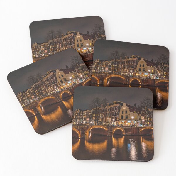 Item preview, Amsterdam city and canals in winter mood designed and sold by Flottmynd.