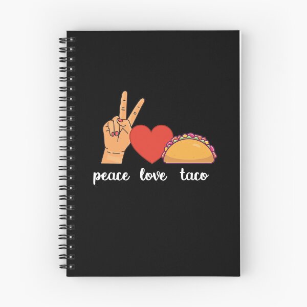 Item preview, Peace Love Taco Taco Gift Funny Mexican Food designed and sold by GikaDesigns.