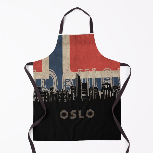 Item preview, oslo skyline flag designed and sold by BekimART2.
