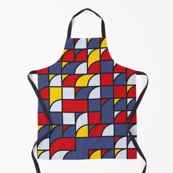 Artikelvorschau, Abstract pattern with circle parts in blue, red, yellow, black and white colors entworfen und verkauft von acidmit.