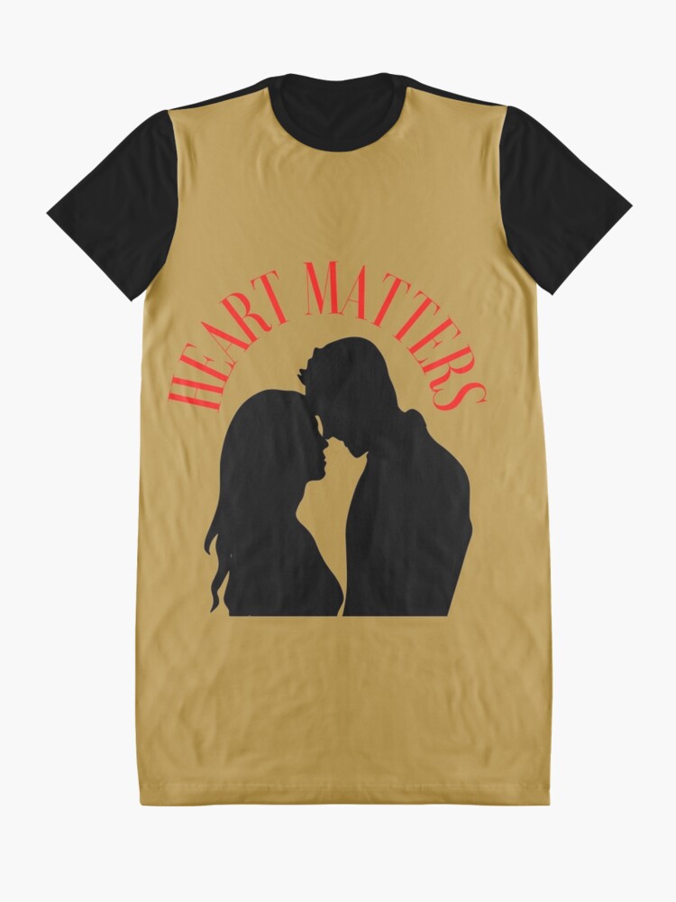 Alternate view of Heart Matters Graphic T-Shirt Dress