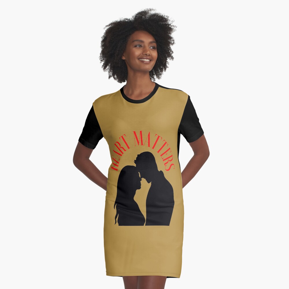 Heart Matters Graphic T-Shirt Dress