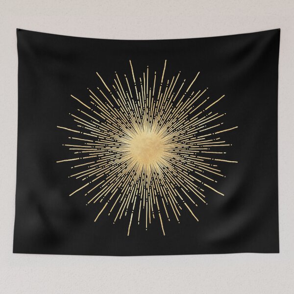Item preview, Cosmic Gold Mandala rising sun designed and sold by cutecrazytshirt.